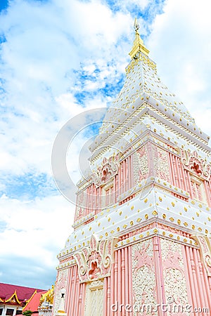 â€œWat Phrathat Renu Nakhonâ€ Temple Stock Photo